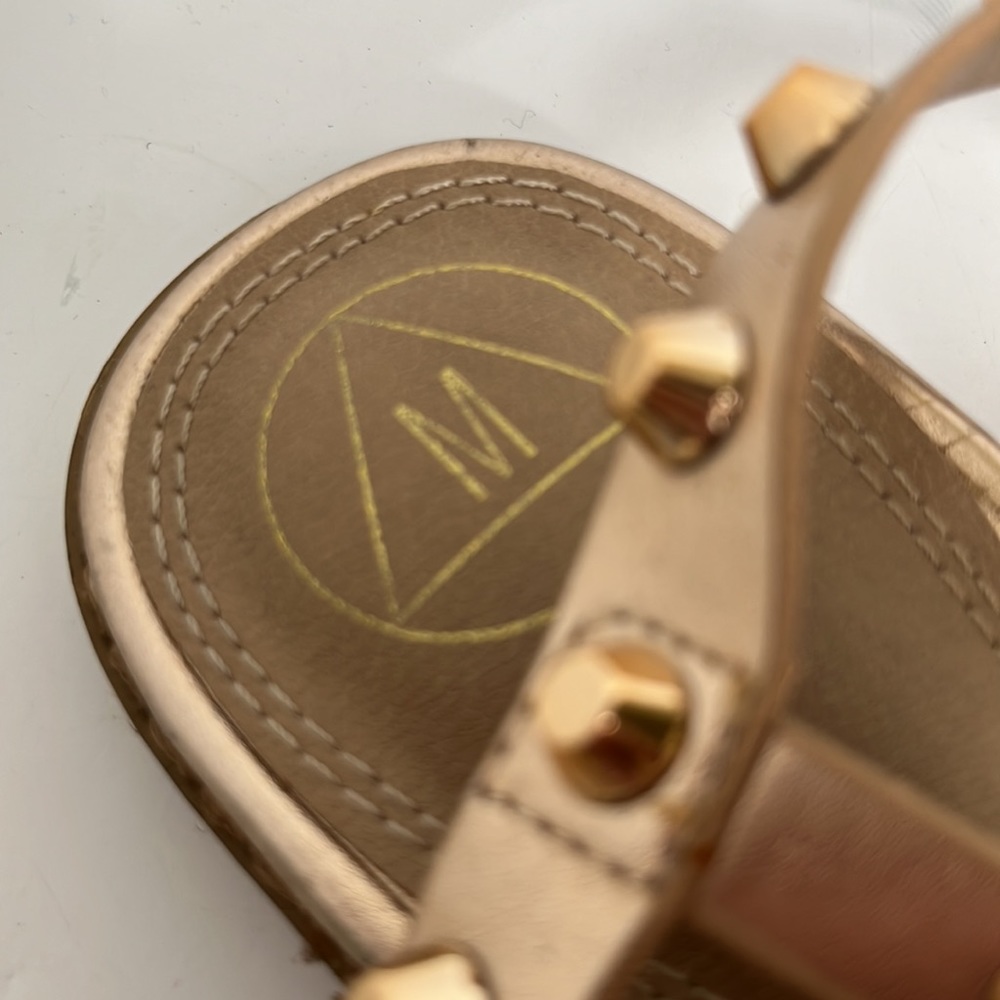 MISGUIDED studded gladiator sandal, rose gold - Picture 3 of 4